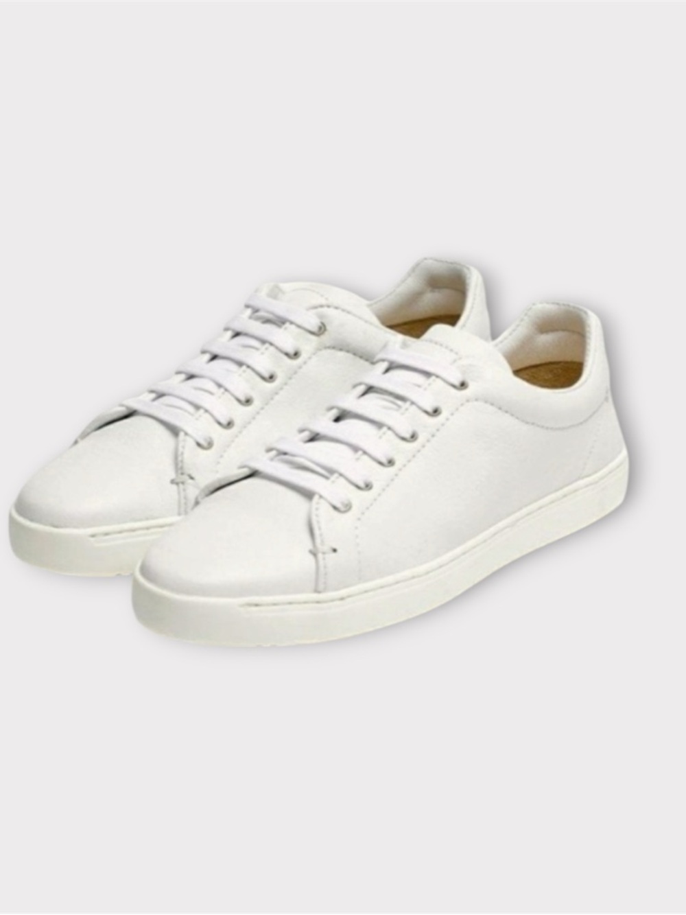 RAG & BONE Kent Lace Up All Leather White Sneakers New in Box-Size EU 39.5